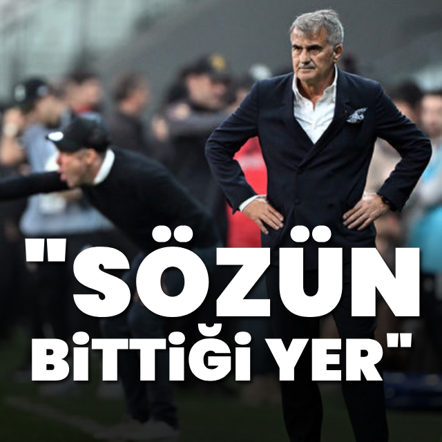 "Sözün bittiği yerdeyiz"