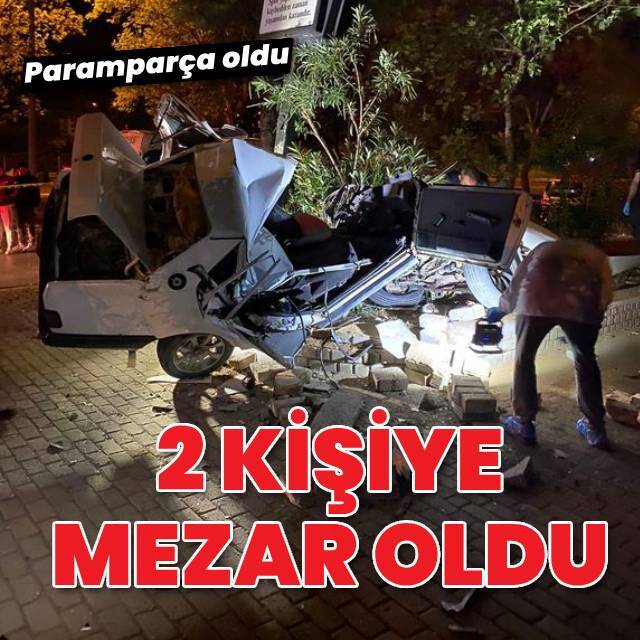 2 kişiye mezar oldu!