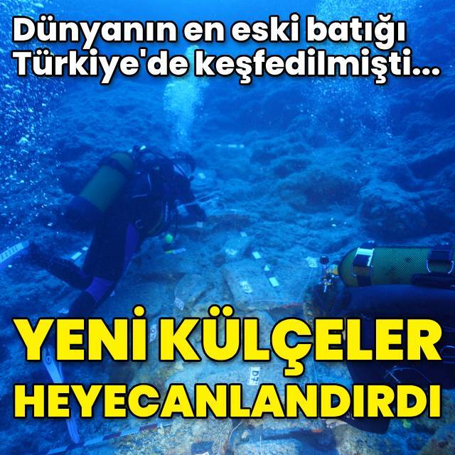 'Dünyanın en eski batığı'nda yeni buluntulara ulaşıldı