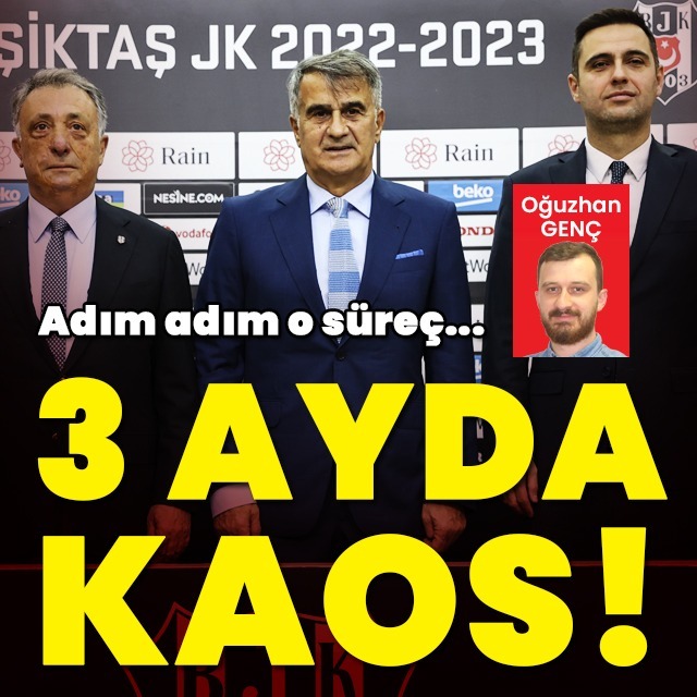 3 ayda kaos!