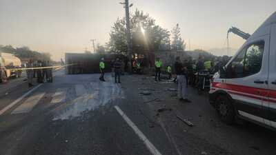 Gaziantep'te kamyon faciası!