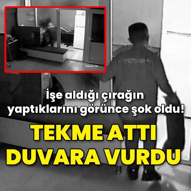 İşe aldığı çırağın yaptıklarını görünce şok oldu!