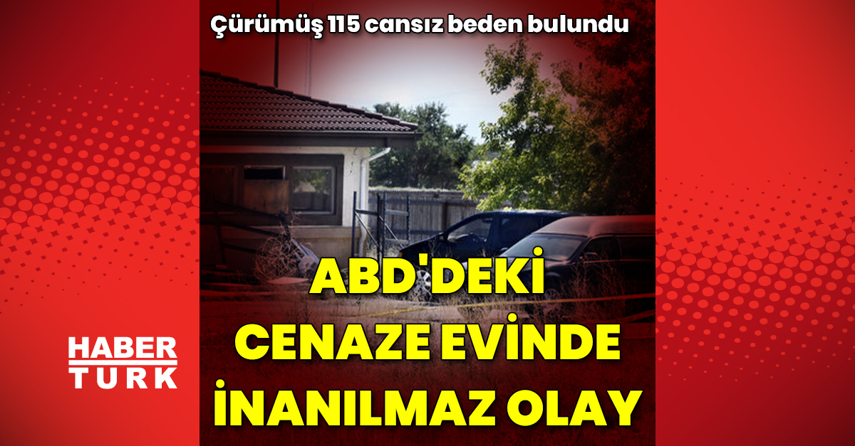 ABD’de bir cenazeevinde çürümüş 115 cansız gövde bulunmuş oldu
