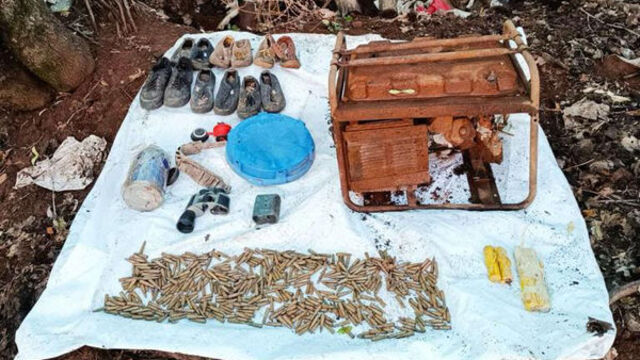 Tunceli'de teröristlerin kullandığı 2 sığınak imha edildi
