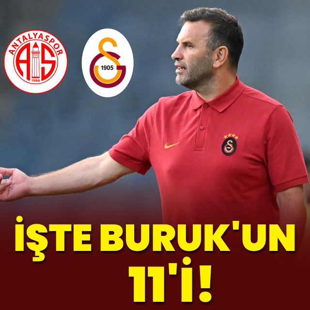 İşte Buruk'un 11'i!