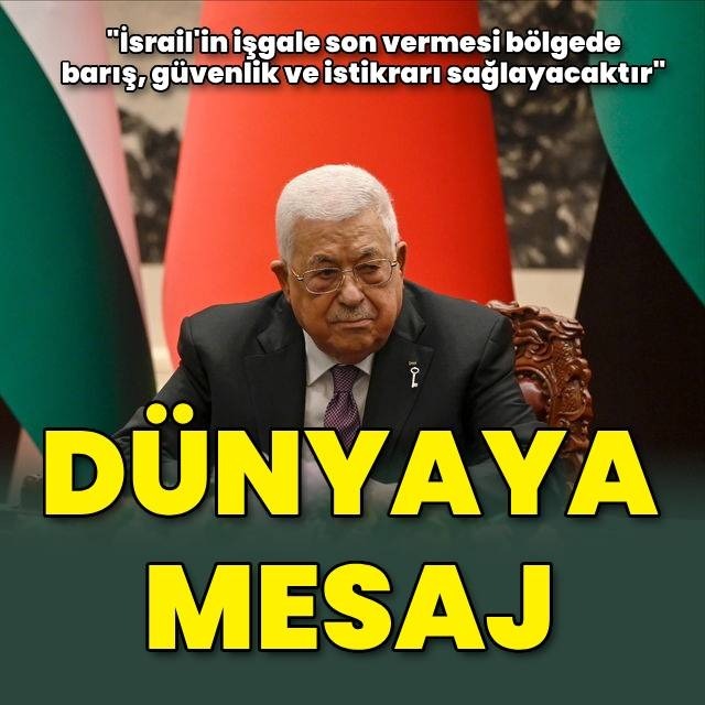 Mahmud Abbas'tan yeni açıklama