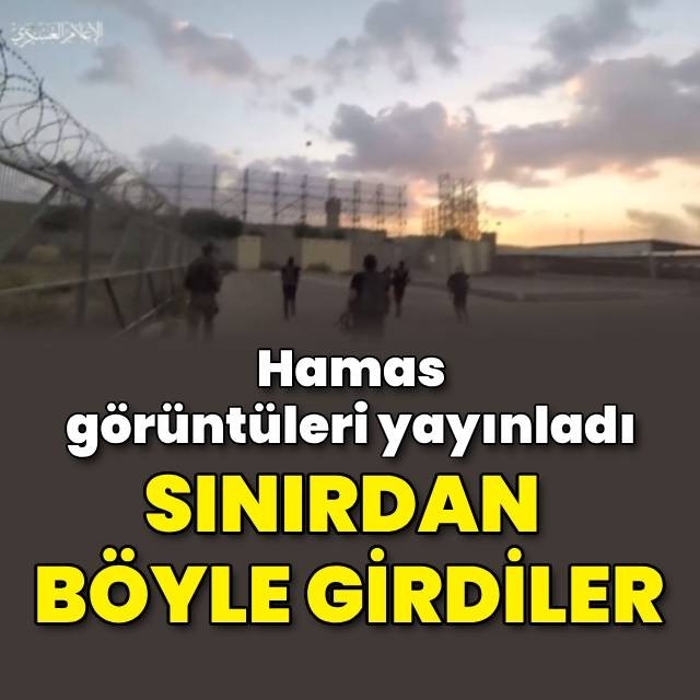Sınırdan böyle girdiler