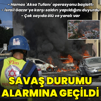 İsrail ordusu Gazze'ye saldırı başlattığını duyurdu