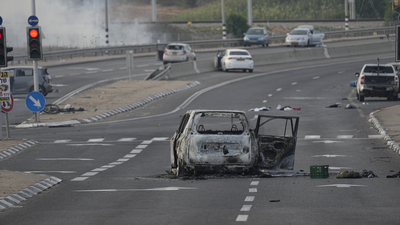 İsrail'in sınır kenti çatışmaların ardından görüntülendi