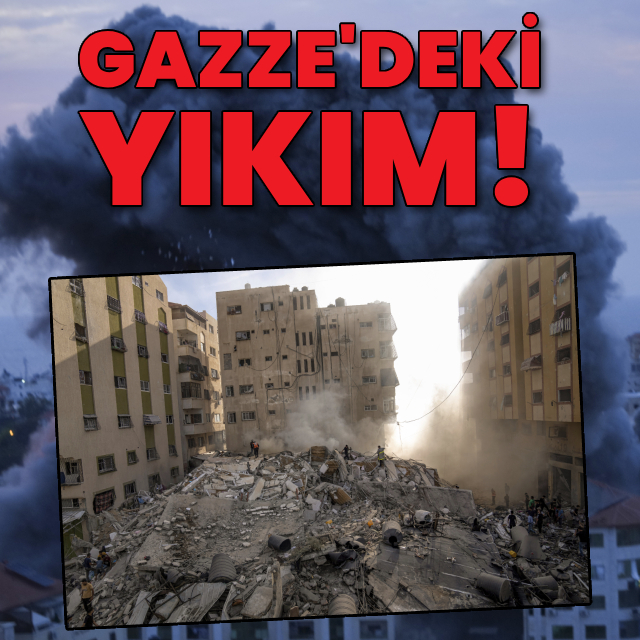 Gazze'deki yıkım görüntülendi!