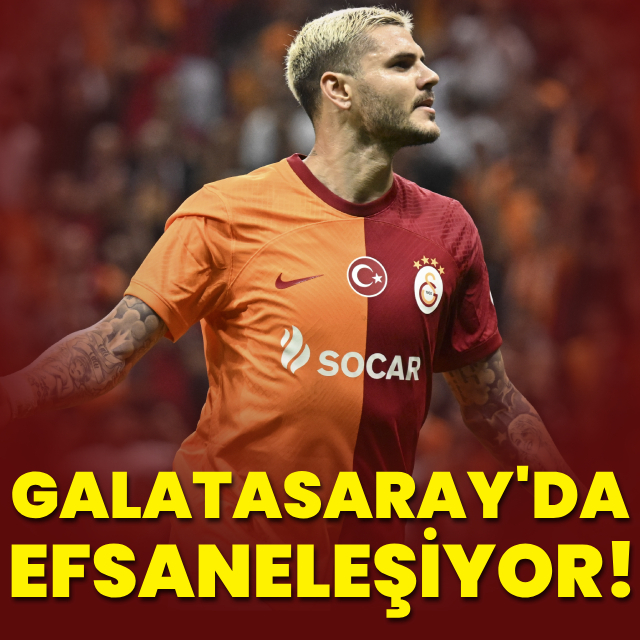 Icardi, Galatasaray'da efsaneleşiyor
