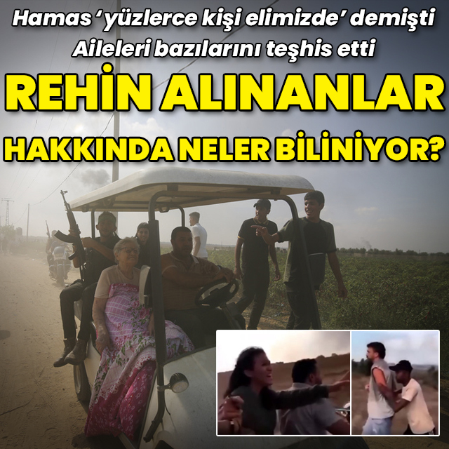 Rehin alınan İsraillilerin kimliği hakkında neler biliniyor?