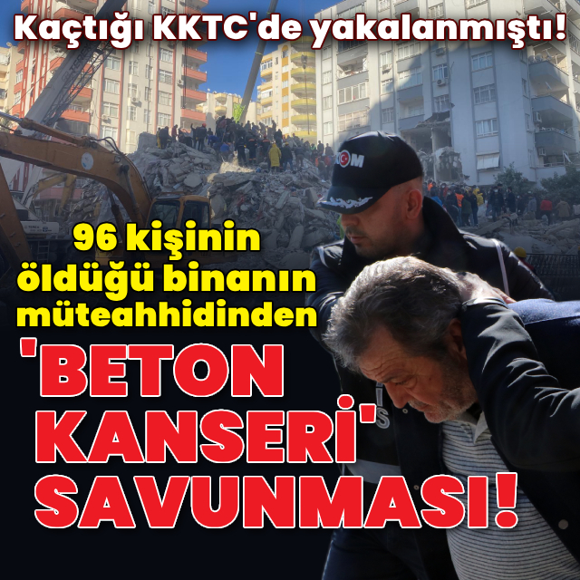 KKTC'de yakalanan müteahhitten akılalmaz savunma!