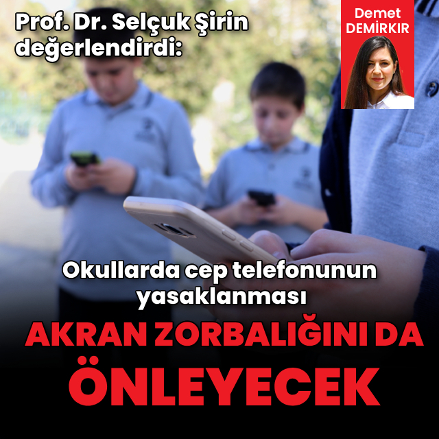Okullarda cep telefonunun yasaklanması akran zorbalığını da önleyecek