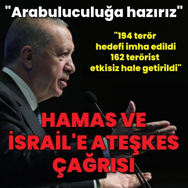 Cumhurbaşkanı Erdoğan'dan açıklamalar