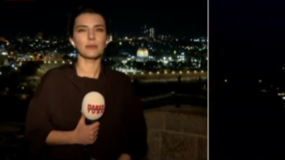 Habertürk ekibi sıcak bölgede