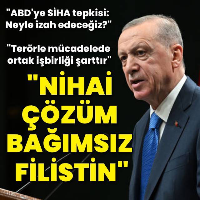 Cumhurbaşkanı Erdoğan'dan açıklamalar