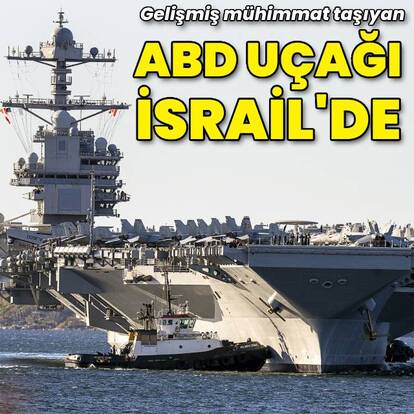 Mühimmat taşıyan ABD uçağı İsrail'e ulaştı