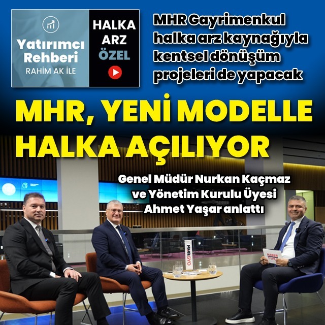 MHR yeni modelle halka açılıyor