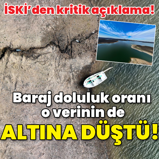 Baraj doluluk oranı o verinin de altına düştü!