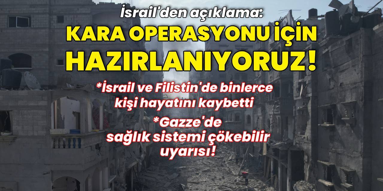 İsrail kara operasyonuna hazırlanıyor