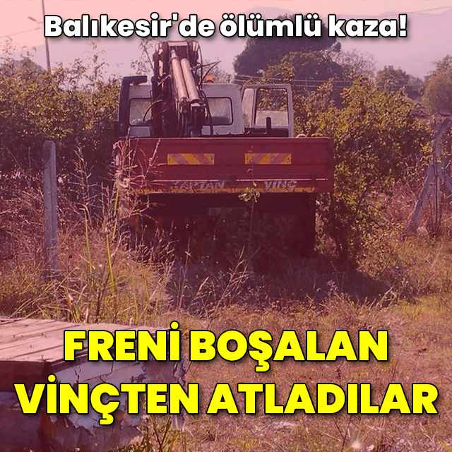 Balıkesir'de feci kaza