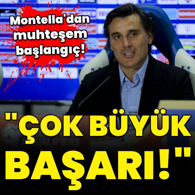 "Çok büyük başarı"