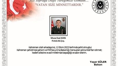 1 asker şehit oldu!