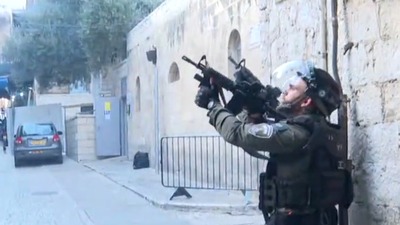 Habertürk ekibi Mescid-i Aksa'da