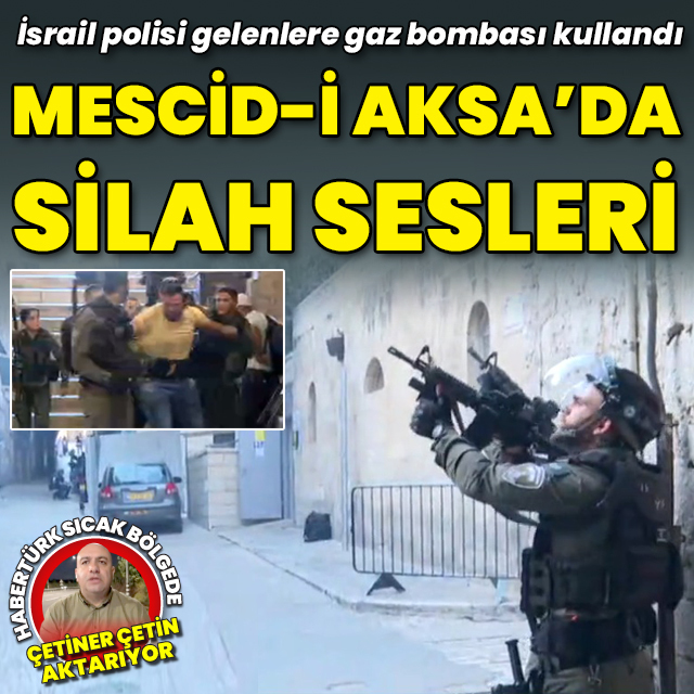 Habertürk ekibi Mescid-i Aksa'da