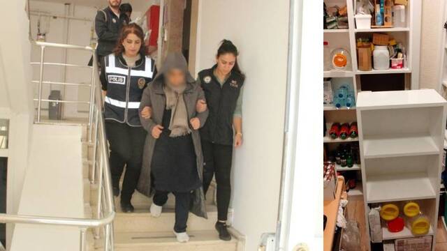 FETÖ hükümlüsü kadın, gizli bölmede yakalandı