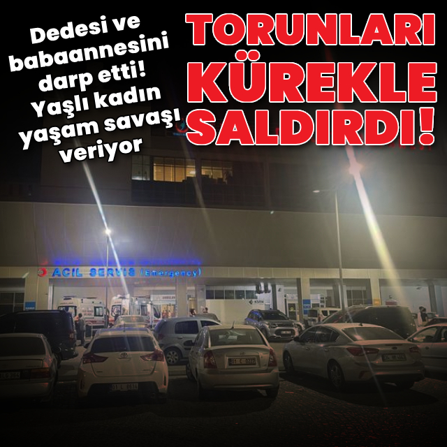 Torun vahşeti! Dedesi ve babaannesini kürekle darp etti