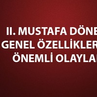 II. Mustafa dönemi gelişmeleri