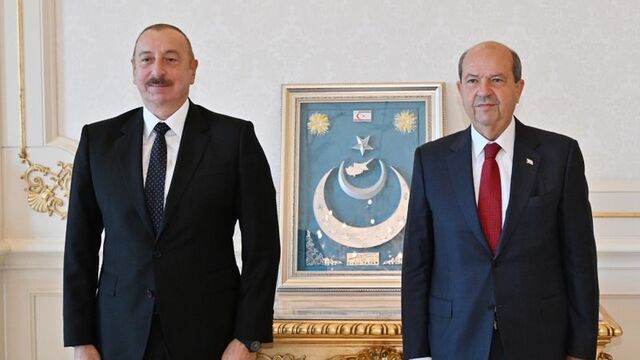 Ersin Tatar ile İlham Aliyev görüştü