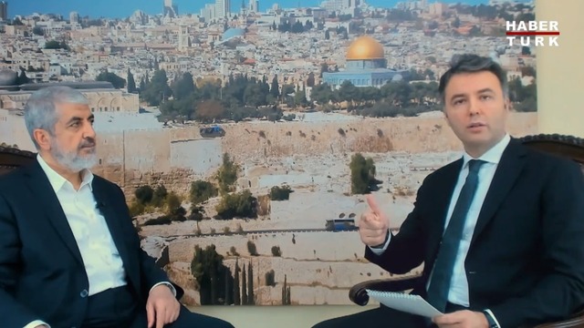 SON DAKİKA | Hamas'ın siyasi liderlerinden Halid Meşal Habertürk'e konuştu!