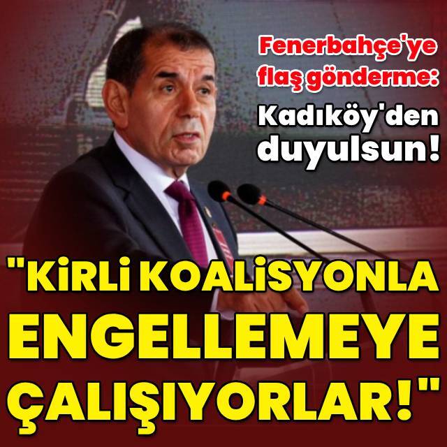 "G.Saray'ı engellemeye çalışıyorlar!"