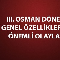 III. Osman dönemi gelişmeleri