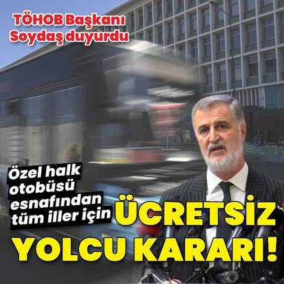 ÖHO esnafından ücretsiz yolcu kararı: 4 gün