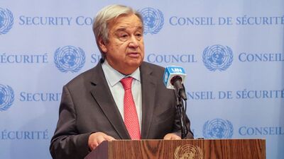 Guterres: Orta Doğu'da uçurumun eşiğindeyiz