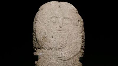 Erzurum'un 2 bin 500 yıllık 'Taş Baba' heykeli