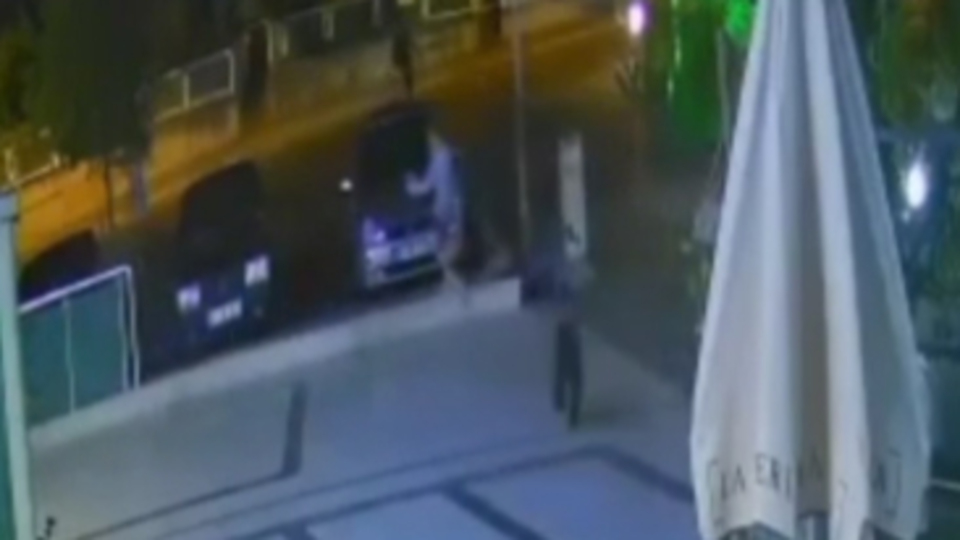 Kafeye yavru ayı girdi! Çocuğunu böyle kurtardı!