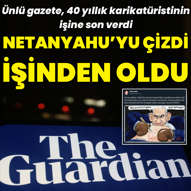 Netanyahu çizdi, işinden oldu