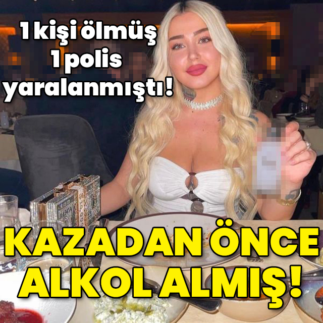 1 kişi ölmüş, 1 polis yaralanmıştı! Kazadan önce alkol almış!