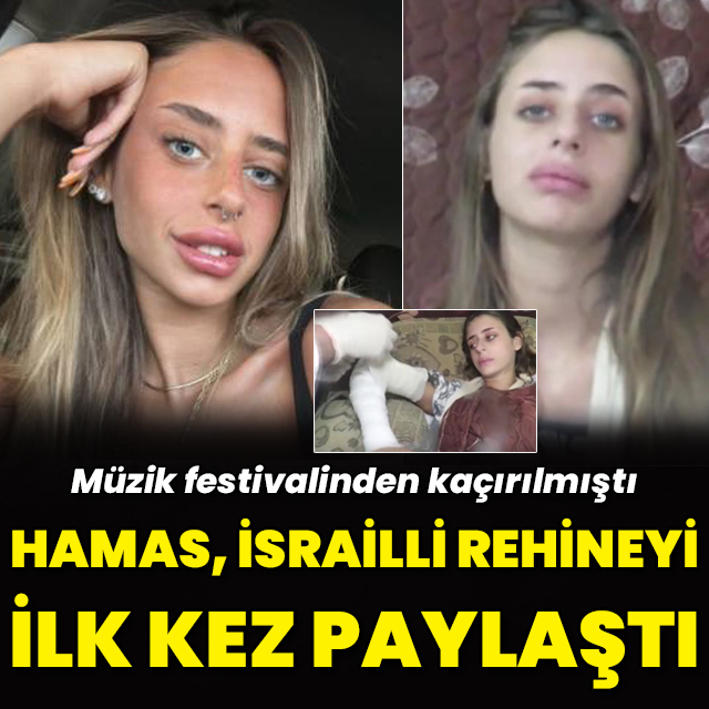 Hamas, kaçırdığı İsrailli genci paylaştı