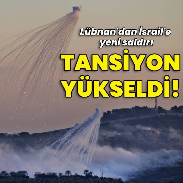 Lübnan'dan İsrail'e yeni saldırı