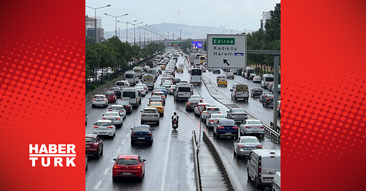 Son Dakika Haberi: İstanbul'da Trafikte Yağmur Yoğunluğu! İstanbul ...