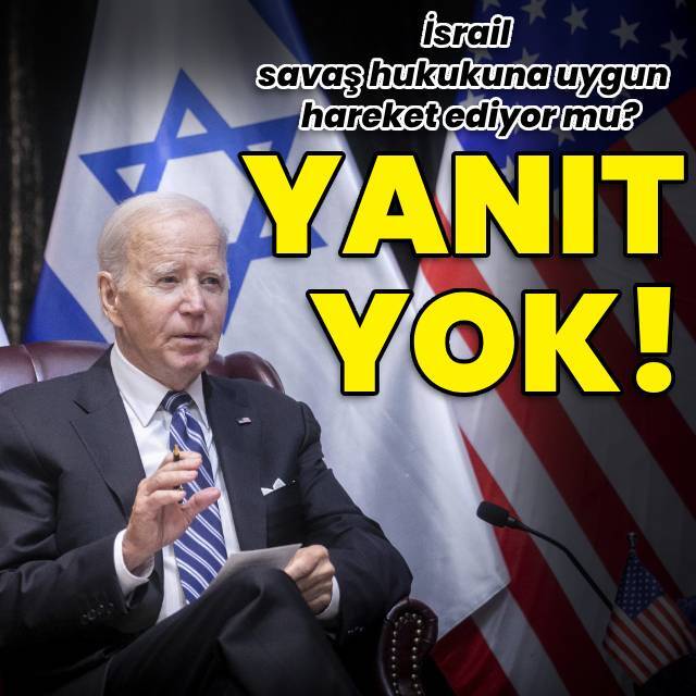 Biden'a savaş hukuku sorusu: Yanıt vermedi