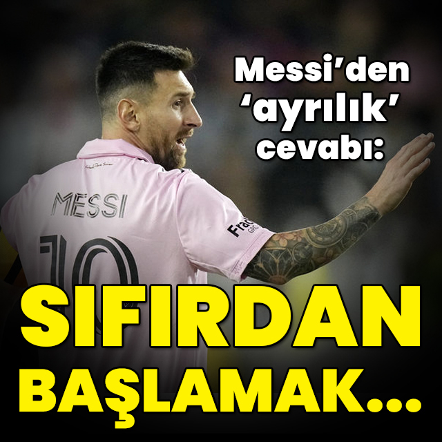 "Sıfırdan başlamak..."