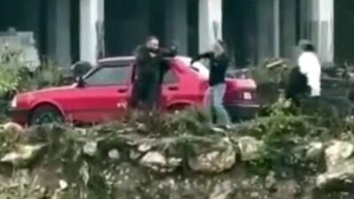 Yasak aşk şüphesi vahşetle bitti! O anlar kamerada!