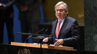 Guterres: Bağımsız bir Filistin devleti kurulmadan, hiçbir çözüm mümkün değildir